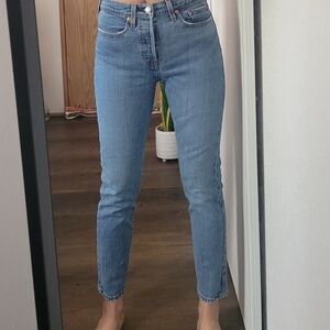 Levi's Wedgie  Blue Women's Jeans